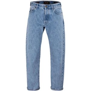 Moorer, Jeans, Heren, Blauw, W33, Denim, Denim 5-Pocket Broek Geïnspireerd door Typisch