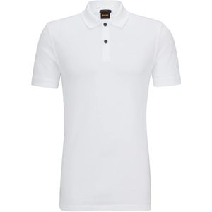 Hugo Boss, Tops, Heren, Wit, XL, Katoen, Moderne Boss Heren Polo Shirt