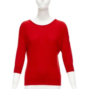 Alexander McQueen Pre-owned, Pre-owned, Dames, Rood, S, Kasjmier, Pre-owned Cashmere tops