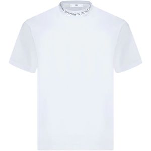 Pmds, Tops, Heren, Wit, XL, Katoen, Wit Grafisch Print T-shirt