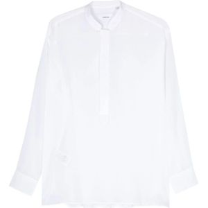 Lardini, Witte Herenoverhemd Wit, Heren, Maat:2XL