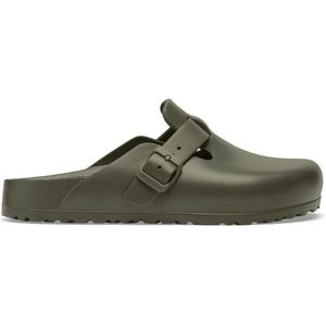 Birkenstock, Schoenen, Dames, Groen, 36 EU, Khaki Boston Eva Sandalen