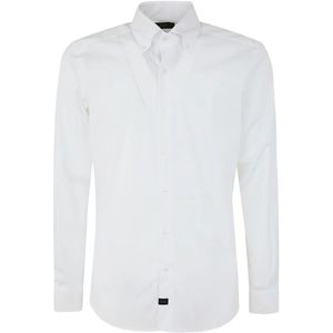 Fay, Overhemden, Heren, Wit, 3Xl, Formal Shirts