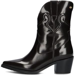 Fred De La Bretoniere, Schoenen, Dames, Bruin, 38 EU, Leer, Western Stijl Leren Laarzen