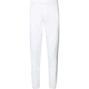 Calvin Klein, Broeken, Heren, Wit, M, Comfort Jogger Logo Tape Broek