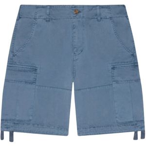 Redskins, Korte broeken, Heren, Blauw, W32, Katoen, Comfortabele Bermuda Shorts - Blauw