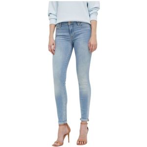 Armani Exchange, Basis Denim Jeans Blauw, Dames, Maat:W26