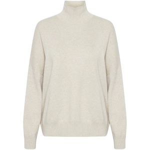 InWear, Truien, Dames, Beige, XS, Oversized Turtle Neck Coltrui