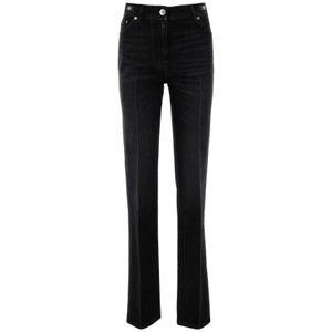Versace, Jeans, Dames, Zwart, W25, Denim, Zwarte Denim Jeans - Klassiek Model