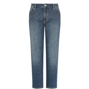 Marella, Denim Jeans voor Dames Blauw, Dames, Maat:L
