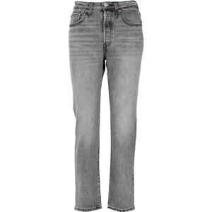 Levi's, Jeans, Dames, Grijs, W24 L28, Katoen, Slim-fit Jeans