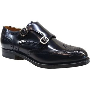 Berwick, Mocassin-stijl schoen met bloemdetail Blauw, Heren, Maat:43 1/2 EU