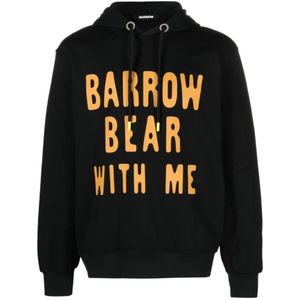 Barrow, Sweatshirts & Hoodies, Heren, Zwart, XS, Zwarte Unisex Hoodie