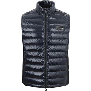 Duvetica, Heren Lichtgewicht Donzen Vest met Hoge Kraag Blauw, Heren, Maat:2XL