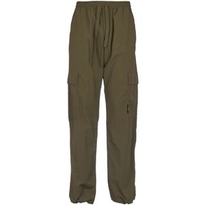 Msgm, Groene Cargo Broek Groen, Heren, Maat:M