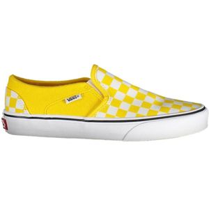 Vans, Schoenen, Dames, Geel, 36 1/2 EU, Polyester, Gele Polyester Sneaker met Elastische Details