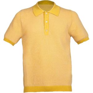 Circolo 1901, Polo Shirts Geel, Heren, Maat:M
