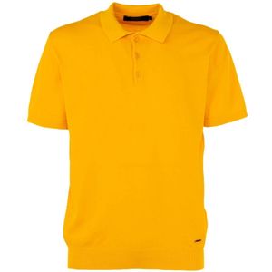 Liu Jo, Tops, Heren, Geel, M, Heren Polo Shirt Geel Zomer Stijl