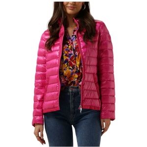 Beaumont, Jassen, Dames, Roze, S, Roze Down Ribtape Jacket