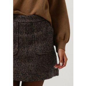 By-Bar, Rokken, Dames, Veelkleurig, L, Tweed, Tweed Rok Lottie Donkerblauw