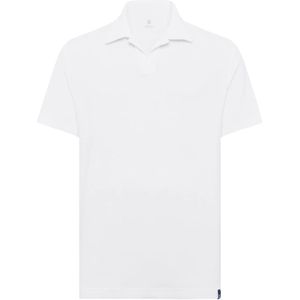 Boggi Milano, Katoen/Nylon Polo Shirt Wit, Heren, Maat:XL