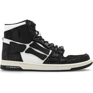 Amiri, Skel Top Hi hoge sneakers Zwart, Heren, Maat:41 EU