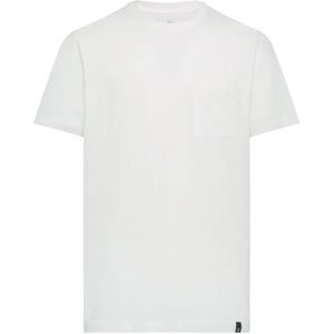 Boggi Milano, Australian Cotton Jersey T-shirt Wit, Heren, Maat:XL