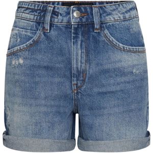 Drykorn, Korte broeken, Dames, Blauw, W26, Denim, Blauwe denim shorts voor dames met trendy touch