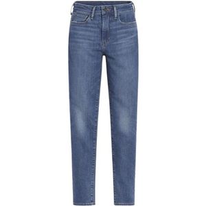 Levi's, Jeans, Dames, Blauw, W31, Katoen, Bootcut Jeans met Hoge Taille