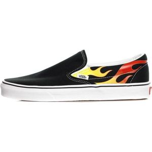 Vans, Flame Slip-On Sneakers Zwart, Heren, Maat:43 EU