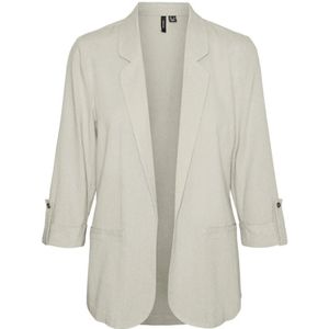 Vero Moda, Loose Blazer Silver Lining Beige Beige, Dames, Maat:XS