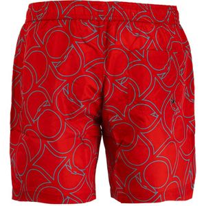 Trussardi, Badkleding, Heren, Rood, 2Xl, Polyester, Rode Zomer Boxershorts Heren