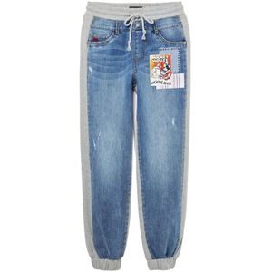 Desigual, Loose-fit Jeans Blauw, Dames, Maat:S