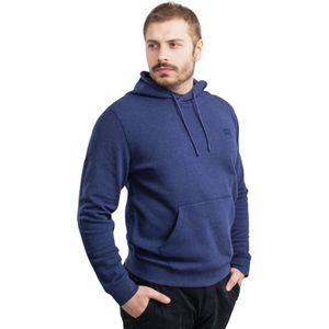 Hugo Boss, Sweatshirts & Hoodies, Heren, Blauw, XL, Katoen, Heren hoodie marineblauw katoen lange mouw