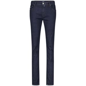 Tramarossa, Jeans, Heren, Blauw, W40, Denim, Leonardo Zip Slim-Fit Jeans