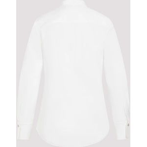 Chloé, Blouses & Shirts, Dames, Wit, S, Katoen, Nude & Neutrals Stijlvolle Shirt