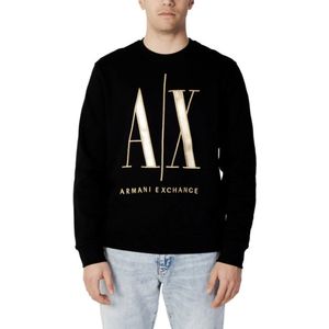 Armani Exchange, Sweatshirts & Hoodies, Heren, Zwart, S, Katoen, Vests