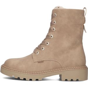 Mexx, Schoenen, Dames, Beige, 42 EU, Suède, Taupe Suède Veterboots Margaux