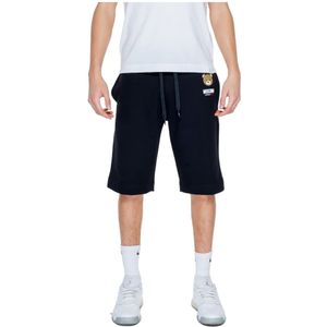 Moschino, Heren Bermuda Shorts Lente/Zomer Collectie Zwart, Heren, Maat:S