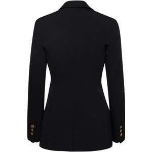 Versace, Jassen, Dames, Zwart, S, Wol, Blazers