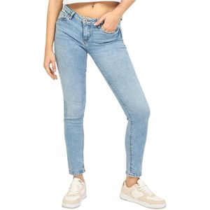 Fracomina, Skinny Denim Jeans met 5 Zakken Blauw, Dames, Maat:W28