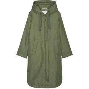 Marc O'Polo, Mantels, Dames, Groen, 2Xs, Polyester, Parka met capuchon regular