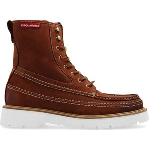 Dsquared2, Schoenen, Heren, Bruin, 39 EU, Enkellaarzen Explorer