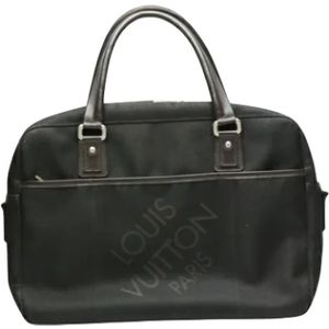 Louis Vuitton Vintage, Tweedehands Canvas handtassen Zwart, Heren, Maat:ONE Size