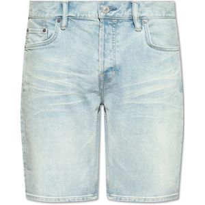 AllSaints, Korte broeken, Heren, Blauw, W30, Katoen, Switch jeans shorts