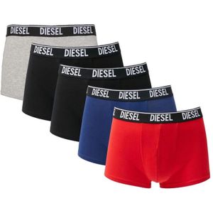 Diesel, Ondergoed, Heren, Veelkleurig, XL, Katoen, Mannen Boxer Multipack met Logo Tailleband