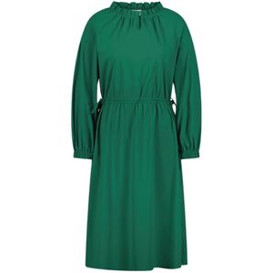 Jane Lushka, Groene Technische Jersey Iris Jurk Groen, Dames, Maat:XL