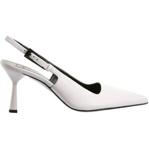 Högl, Schoenen, Dames, Wit, 37 EU, Leer, Witte Ruby Pumps voor Vrouwen