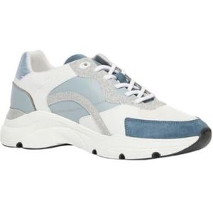 Marella, Schoenen, Dames, Blauw, 39 EU, Leer, Modieuze Sneakers voor Vrouwen