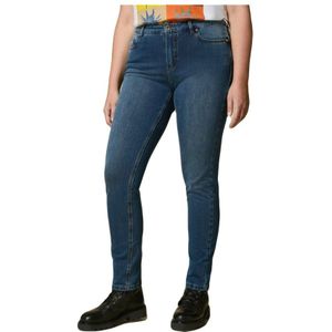 Marina Rinaldi, Wonder Fit Jeans Blauw, Dames, Maat:3XL